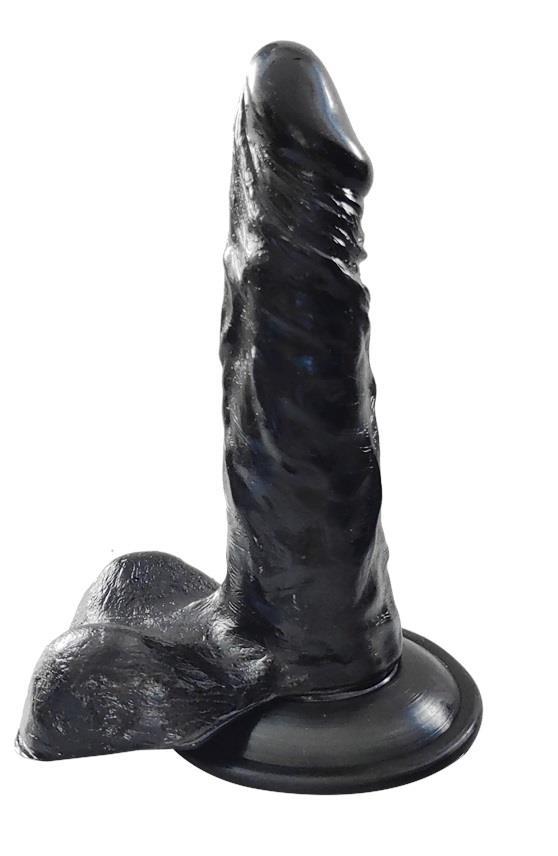 18 Cm Kalın Tamamen Soft Et Dokusunda Zenci Penis Güçlü Vantuzlu Testisli Realistik Penis Dildo
