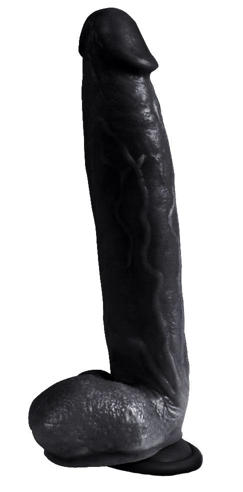 30 Cm Vantuzlu Damarlı Ultra Gerçekçi Dokusu İle Süper Kaliteli Zenci Dildo Süper Realistik Penis
