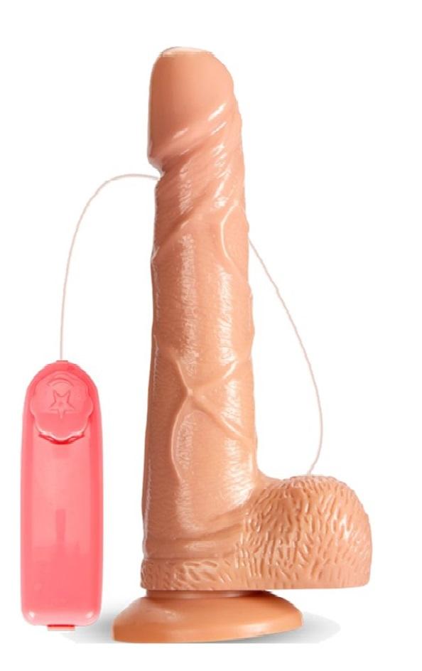 Ayarlanabilir Güçlü Titreşimli Penis Gerçekçi Dokuda Birebir Ten Hissiyatı 19 Cm Realistik Vibratör