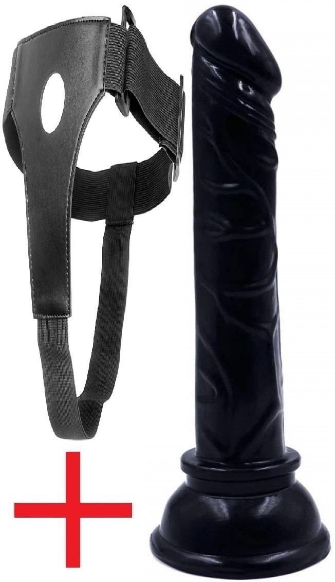 Belden Bağlamalı 14 Cm Anal Ve Vajina Gerçekçi Dokuda Kemerli Takma Realistik Penis Strapon Dildo