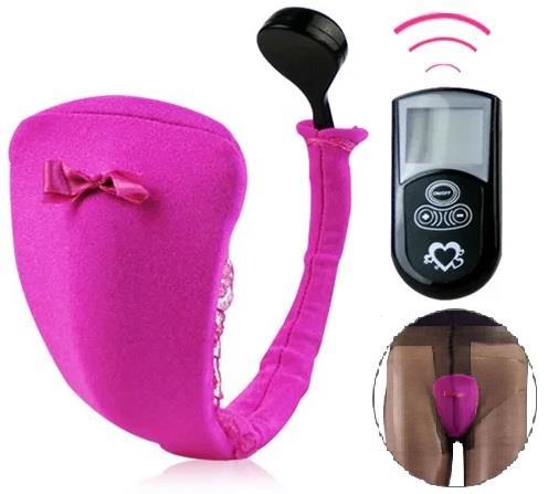 C-String Giyilebilir 10 Mod Titreşim Uzaktan Kumandalı Klitoris Uyarıcılı Giyilebilen Külot Vibratör
