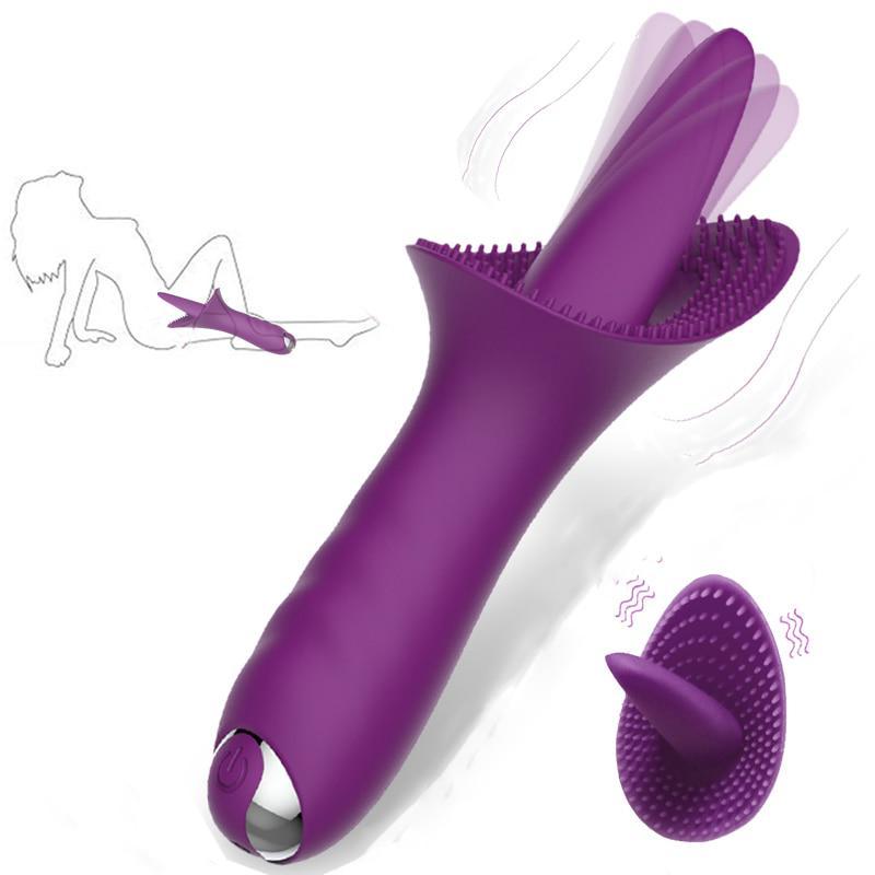 Dil Atabillen Usb Şarjlı 10 Farklı Güçlü Titreşim Soft Silikon Klitoris Uyarıcılı Orgazm Vibratörü