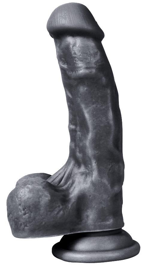 Esnek Yumuşak Et Dokuda 18.5 Cm Zenci Birebir Gerçekçi Hissiyat Penis Güçlü Vantuzlu Realistik Dildo