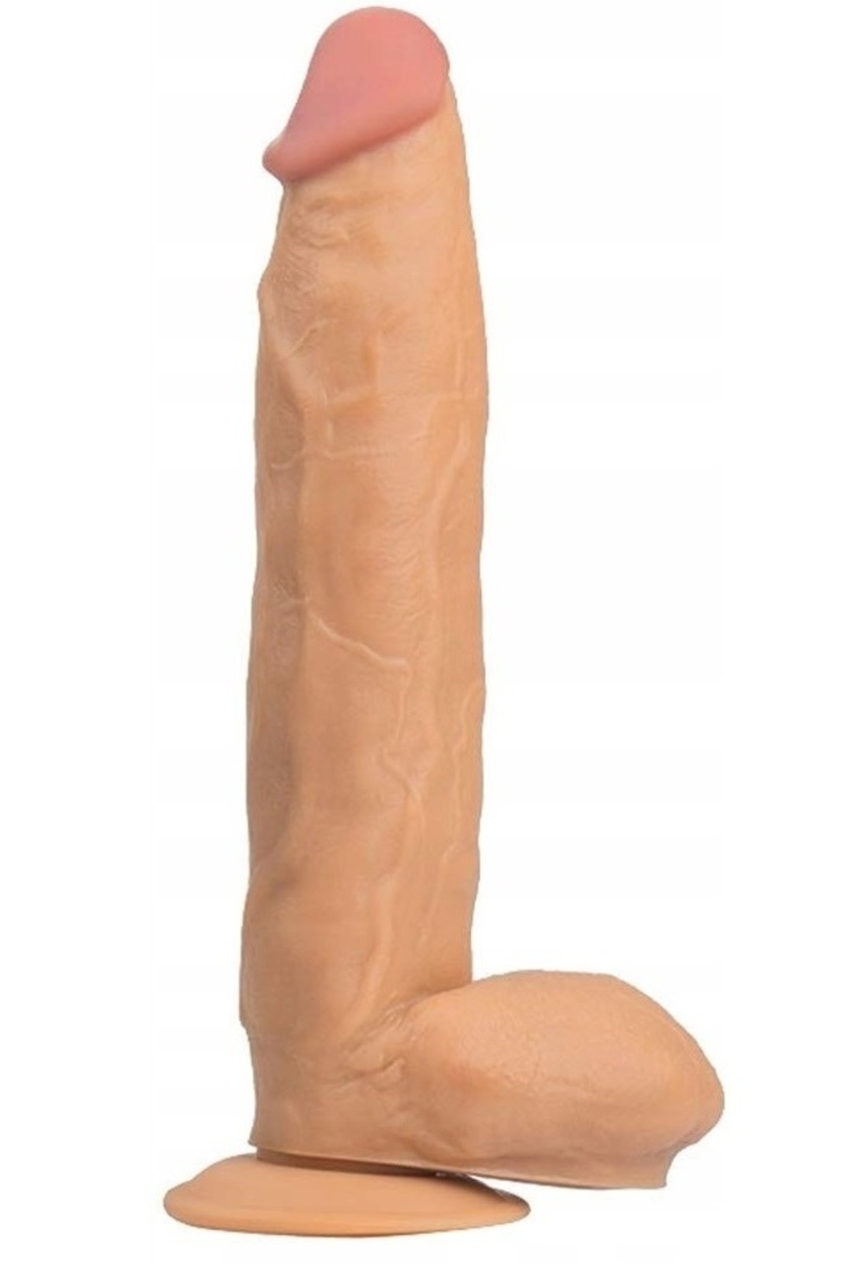 30 cm Ultra Gerçekçi Doku Vantuzlu Testisli Et Dokusu Tam Realistik Dildo Penis