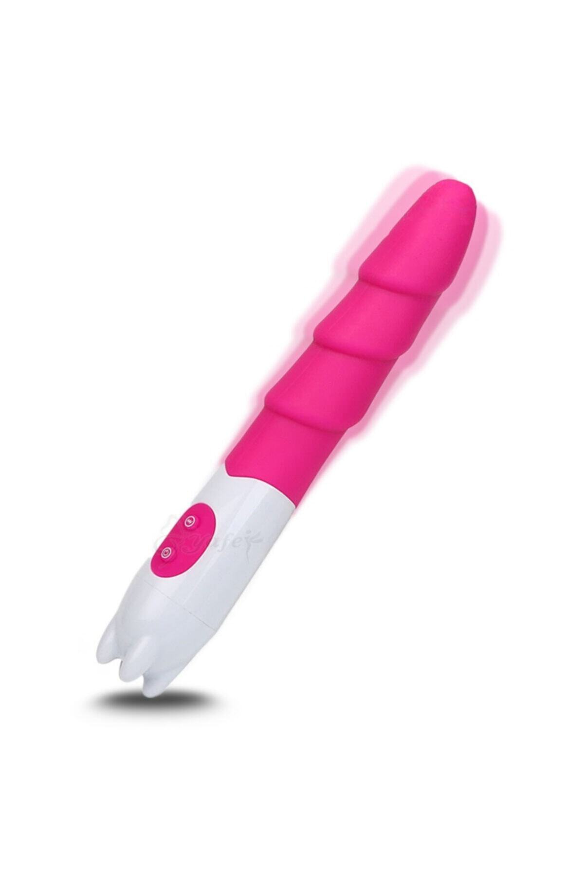 Esnek Soft Silikon Dokuda 10 Titreşim Fonksiyonu Anal Ve Vajinal Kullanılabilen Orgazm Zevk Vibratör
