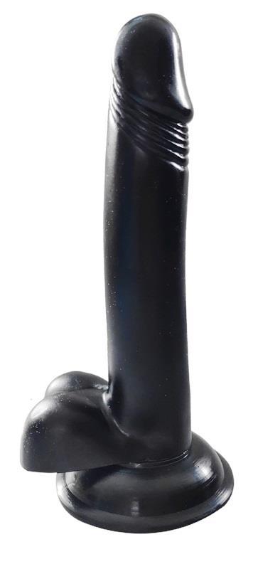 Gerçekçi Yumuşak Et Dokusunda 21 Cm Güçlü Vantuzlu Damarsız Süper Realistik Zenci Penis Dildo