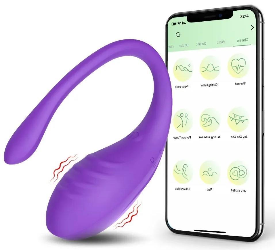 Giyilebilir App Uzaktan Telefon Kontrollü 9 Farklı Titreşim Modları Usb Şarjlı Uygulamalı Vibratör
