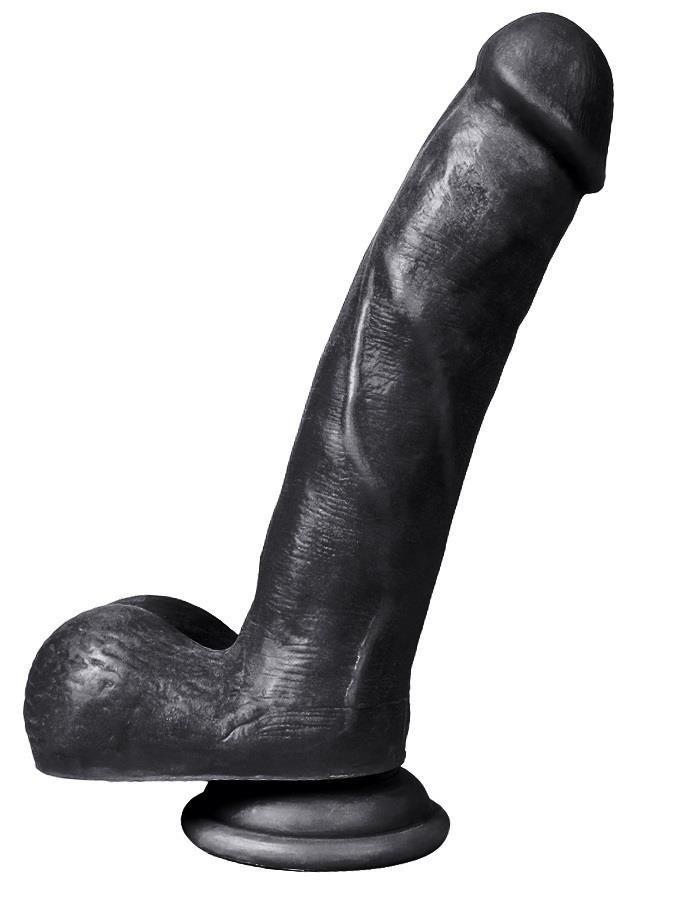 Güçlü Vantuzlu Birebir Gerçekçi Ten Hissiyatı 19.5 Cm Zenci Penis Et Dokusunda Realistik Siyah Dildo