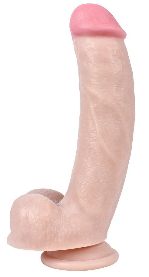 Güçlü Vantuzlu Esnek Ultra Gerçekçi Ten Doku Hissiyatı 21 Cm Dildo Ten Rengi Süper Realistik Penis