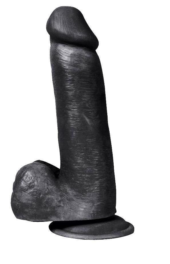 Güçlü Vantuzlu Gerçekçi Soft Ten Dokusunda 20 Cm Zenci Dildo Ultra Realistik Siyah Penis Dildo