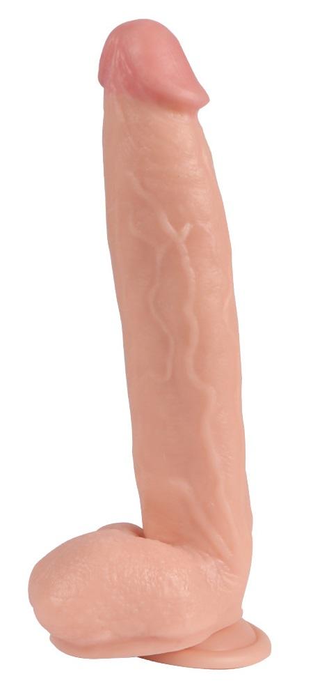 Kalın Damarlı Ultra Büyük Gerçekçi Güçlü Vantuzlu 30 Cm Süper Tam Realistik Penis Dildo