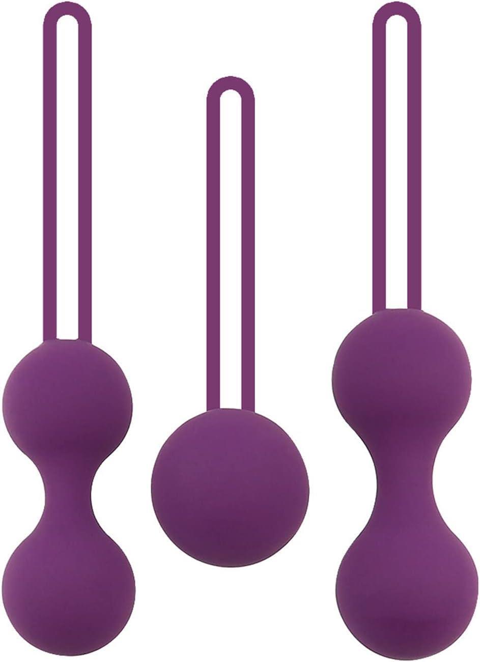 Kegel Egzersiz Vajina Sıkılaştırma Ve Masaj 3 Farklı Boyutta Tıbbi Silikon Doku Vajinal Anal Top Set