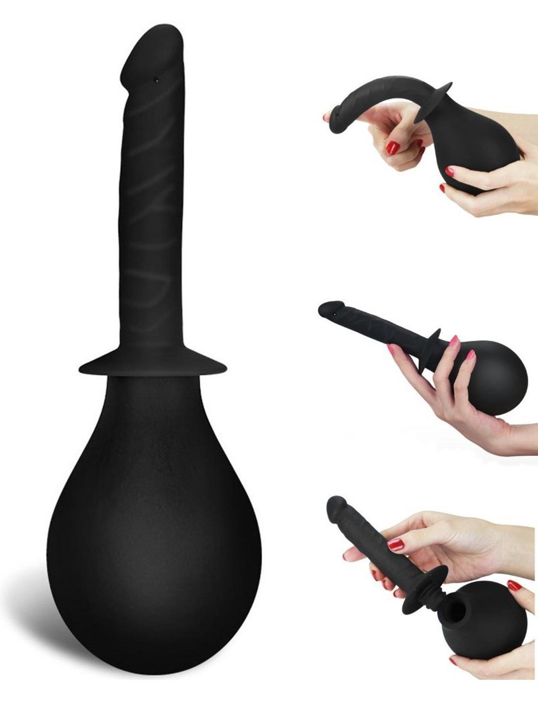 Lüks Kaliteli Penis Başlı Anal Temizleme 280 ML Anüs Pompası Anal Cleaning Pump