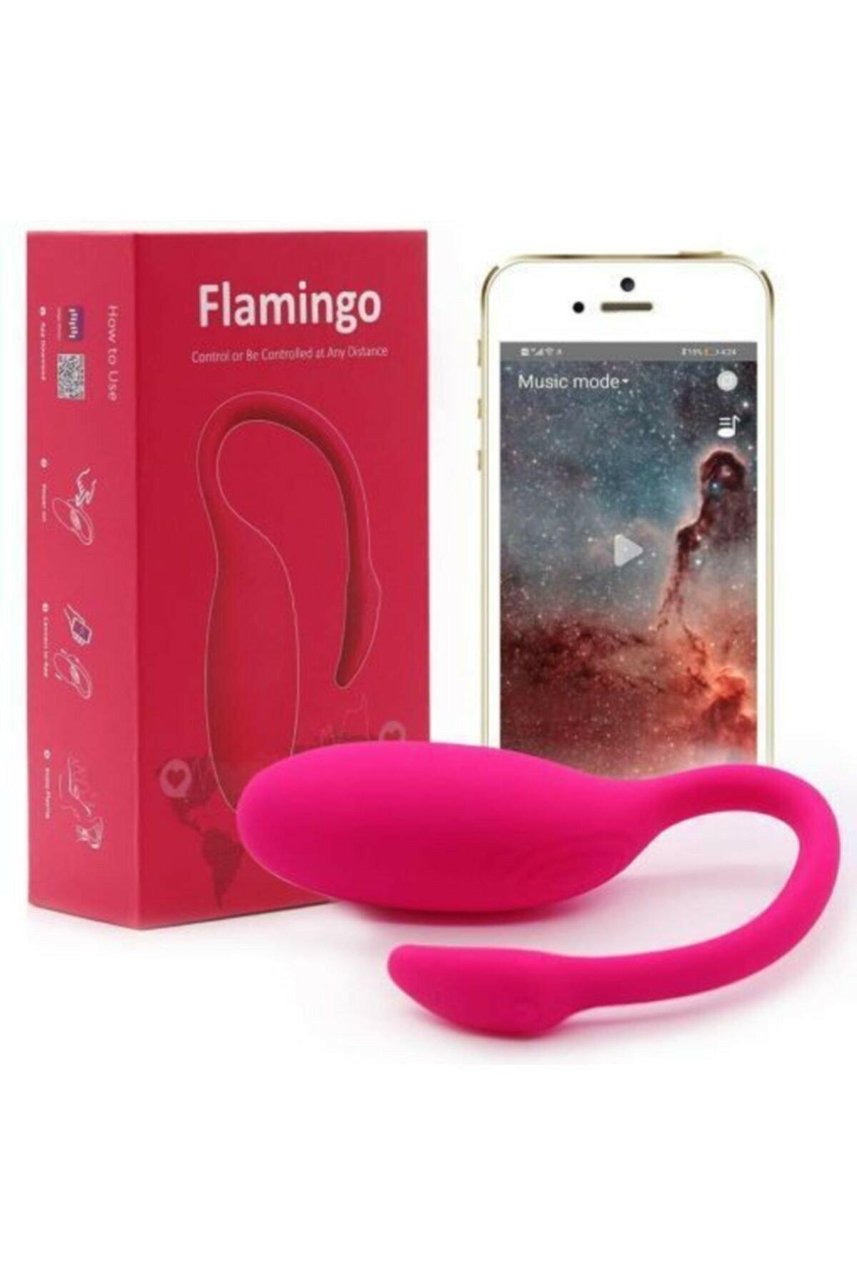 Magic Motion Flamingo Telefon Kontrollü Güçlü Titreşimli Özel Doku Silikon Orgazm Lüks Vibratör