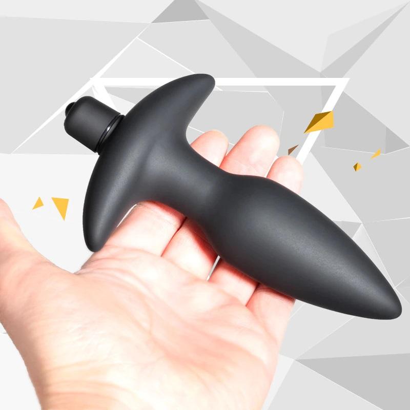 Özel Soft Silikon Dokuda Anal Ve Vajinal Güçlü Titreşimli Anal Vibratör Genişletici Açıcı Plug
