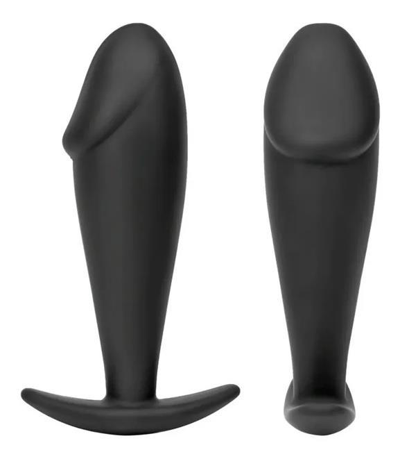 Penis Başlı Soft Silikon Dokuda Vajina Ve Anal Alıştırıcı Genişletici Açıcı 10 Cm Anal Tıkaç Plug