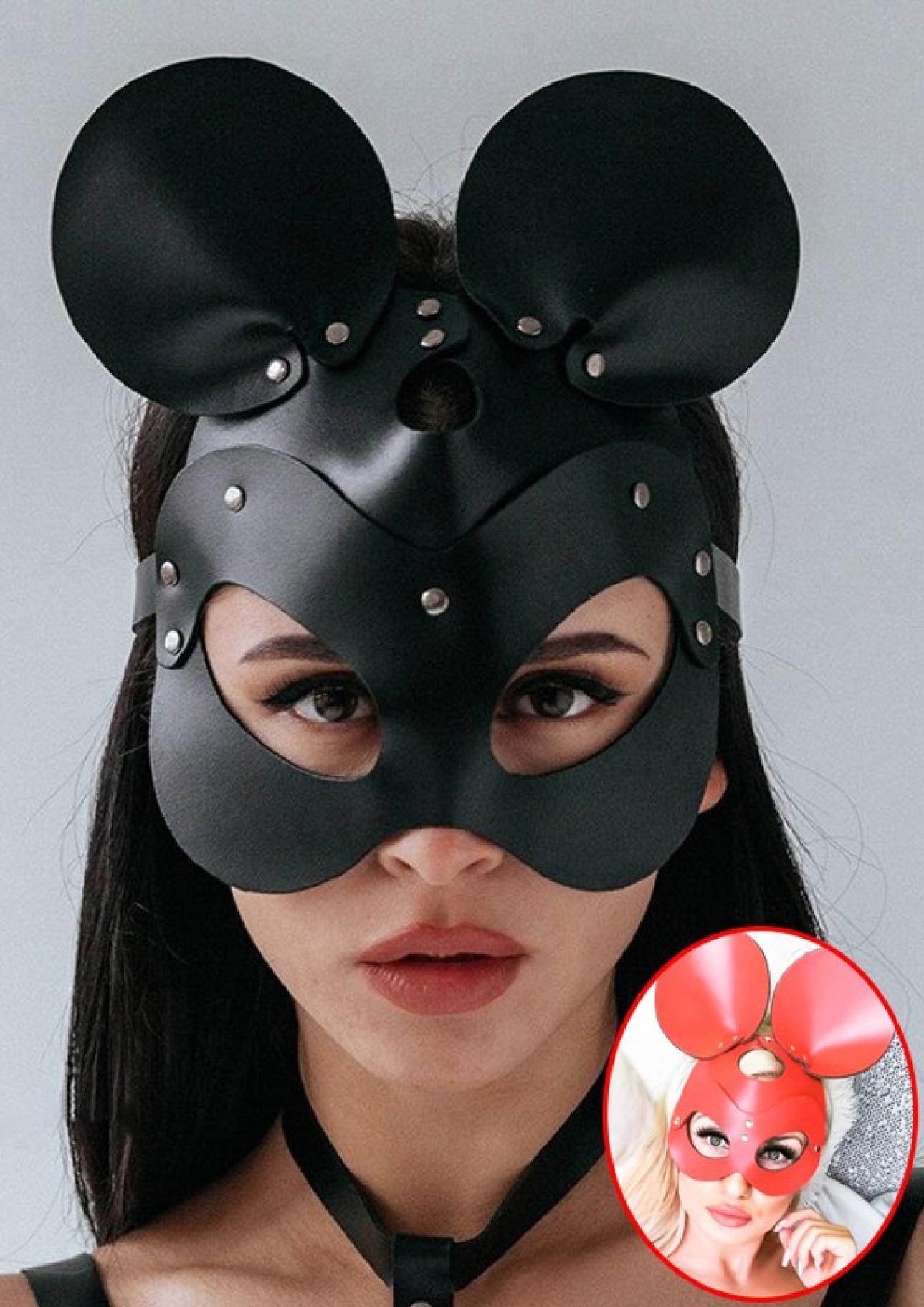 Yuvarlak Kulaklı Micky Fetiş Maske