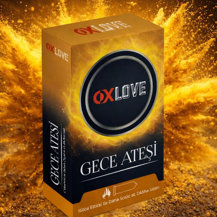 Ox Love Gece Ateşi Etkili Prezervatif