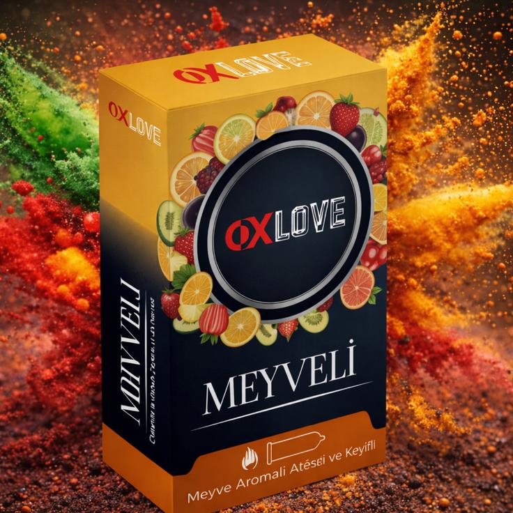 Ox Love Meyveli Aromalı Prezervatif