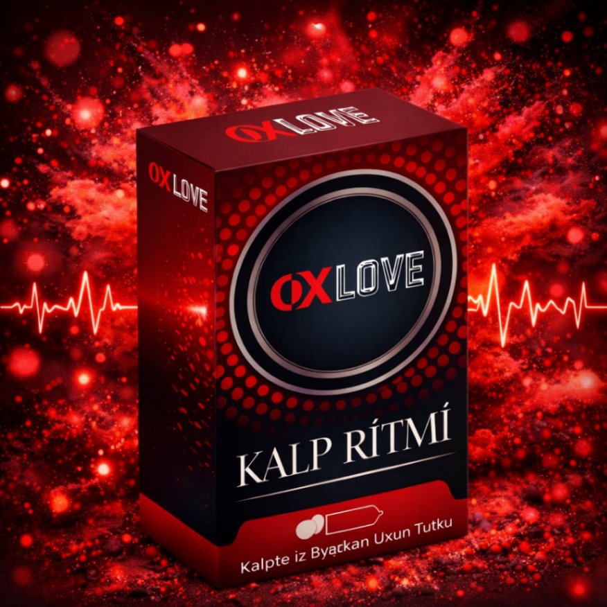 OX Love Kalp Ritmi Geciktiricili Ve Tırtıklı Prezervatif