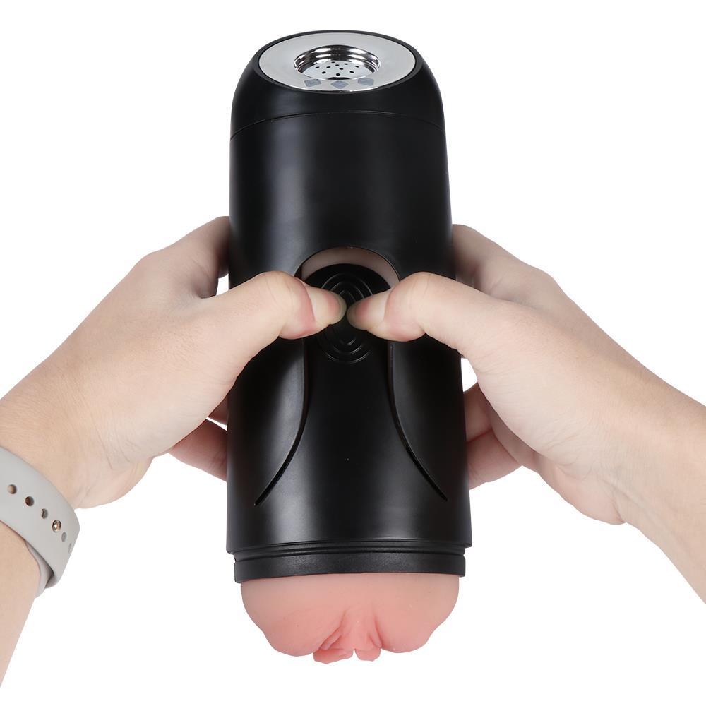 Ses Özellikli Usb Şarjlı 10 Mod Titreşim Gerçekçi Hissiyat Ten Dokusu Yapay Suni Mastürbatör Kupası