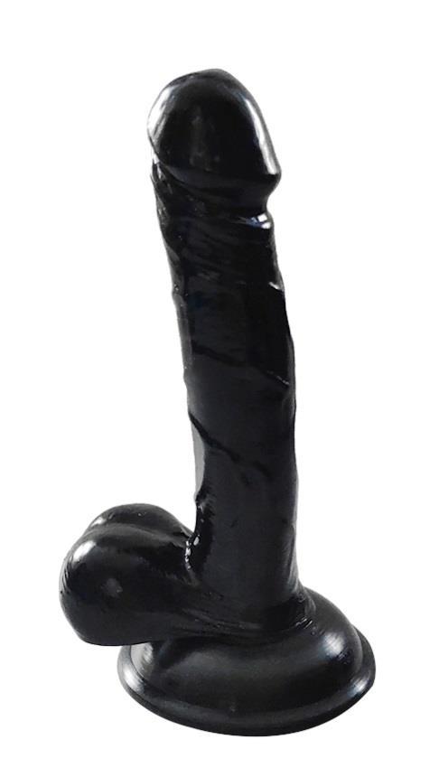 Tam Realistik 19 Cm Güçlü Vantuzlu Gerçekçi Ten Dokusunda Testisli Siyah Zenci Realistik Penis Dildo