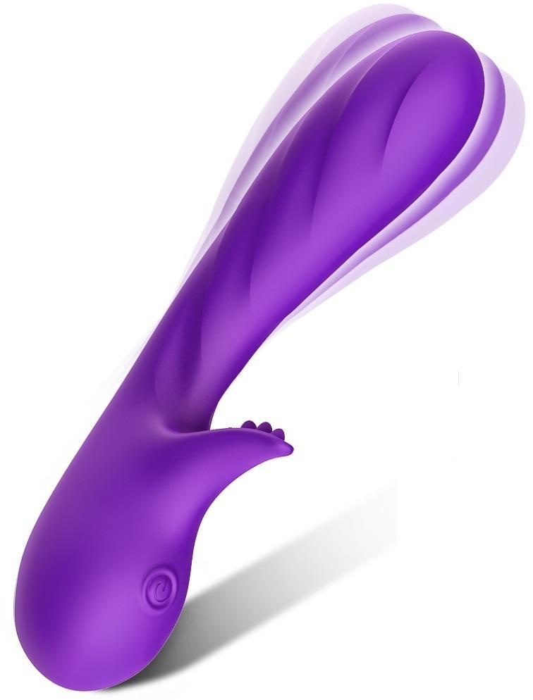 Tırtıklı Orgazm Klitoris Uyarıcı G Noktası 9 Mod Titreşimli Soft Silikon Doku Şarjlı Rabbit Vibratör