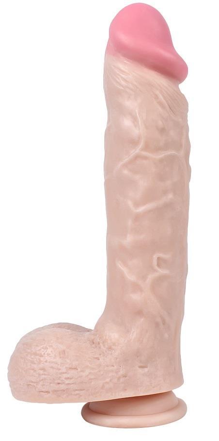 Ultra Gerçekçi Boyutta Soft Et Dokusunda 24 Cm Kalın Penis Ten Hissiyatında Vantuzlu Realistik Dildo