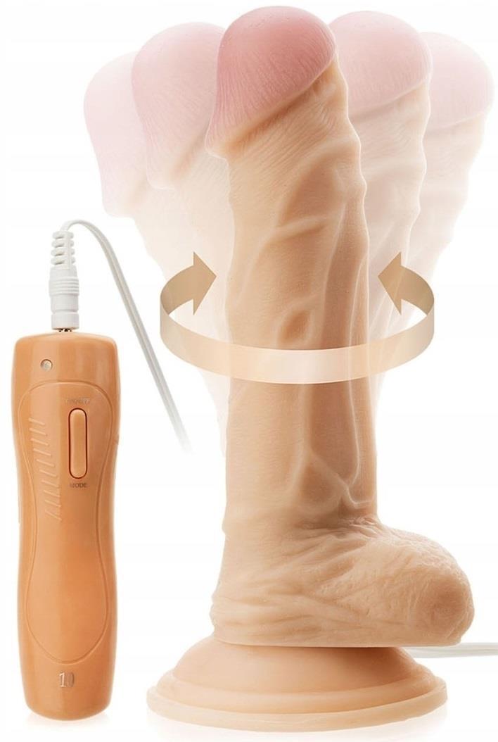 Ultra Gerçekçi Doku 20 Cm 10 Farklı Titreşim Oynar Başlıklı Vantuzlu Realistik Penis Dildo Vibratör