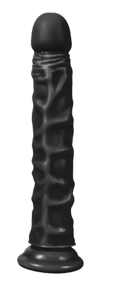 Ultra Gerçekçi Et Dokusunda Zenci Güçlü Vantuzlu Yumurtalıksız 24 Cm Realistik Siyah Penis Dildo