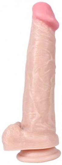 Ultra Gerçekçi Ten Doku 23.5 Cm Güçlü Vantuzlu Penis Tamamen Et Dokusunda Ten Rengi Realistik Dildo
