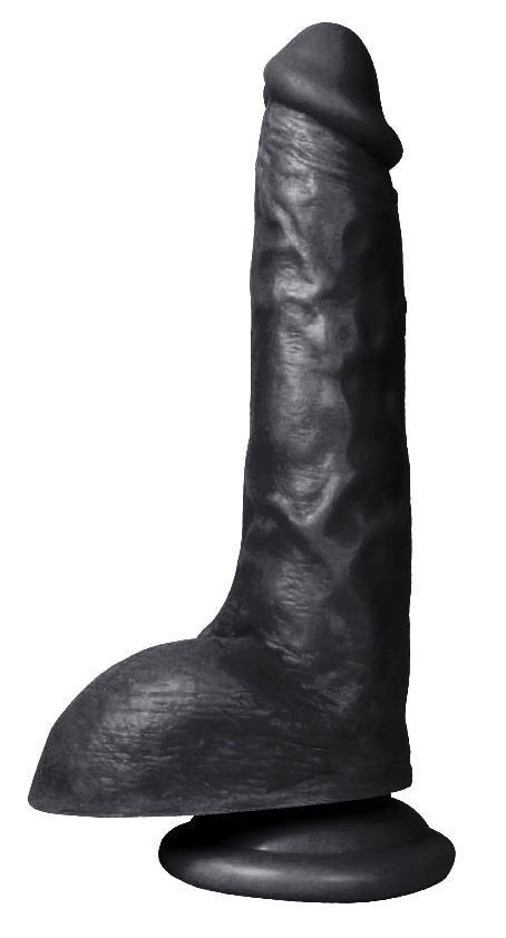 Ultra Gerçekçi Ten Doku Hissiyatında 25.5 Cm Kalın Siyah Penis Güçlü Vantuzlu Realistik Zenci Dildo