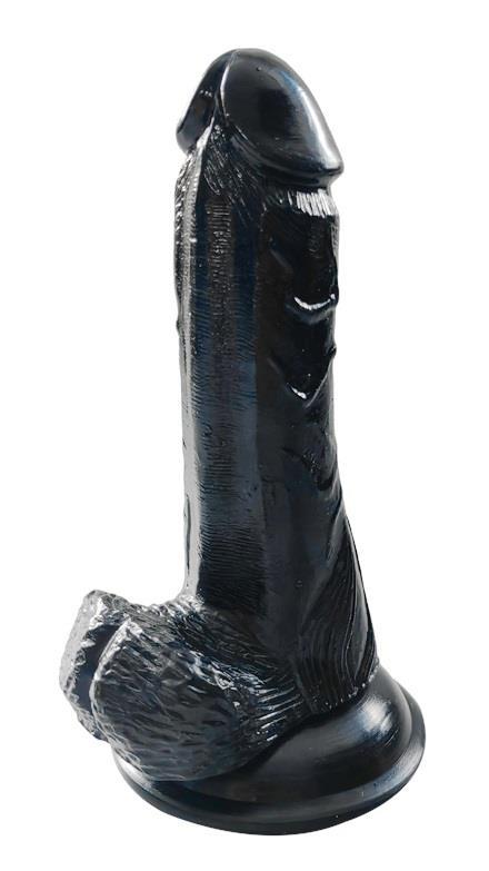 Ultra Soft Gerçekçi Et Dokusu 18 Cm Güçlü Vantuzlu Testisli Zenci Süper Realistik Siyah Penis Dildo