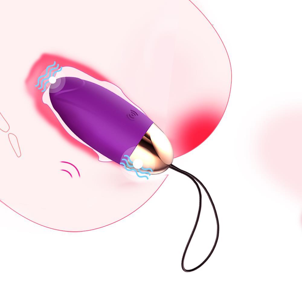 Usb Şarjlı 10 Farklı Titreşim Fonksiyonlu Soft Silikon Dokuda Masaj Orgazm Vajina Topu Zevk Vibratör