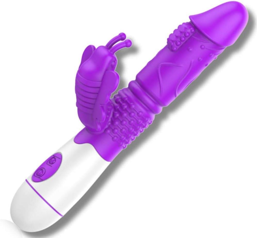 Usb Şarjlı 30 Farklı Titreşim Soft Silikon Doku Tırtıklı Kelebek Klitoris Uyarıcılı Rabbit Vibratör