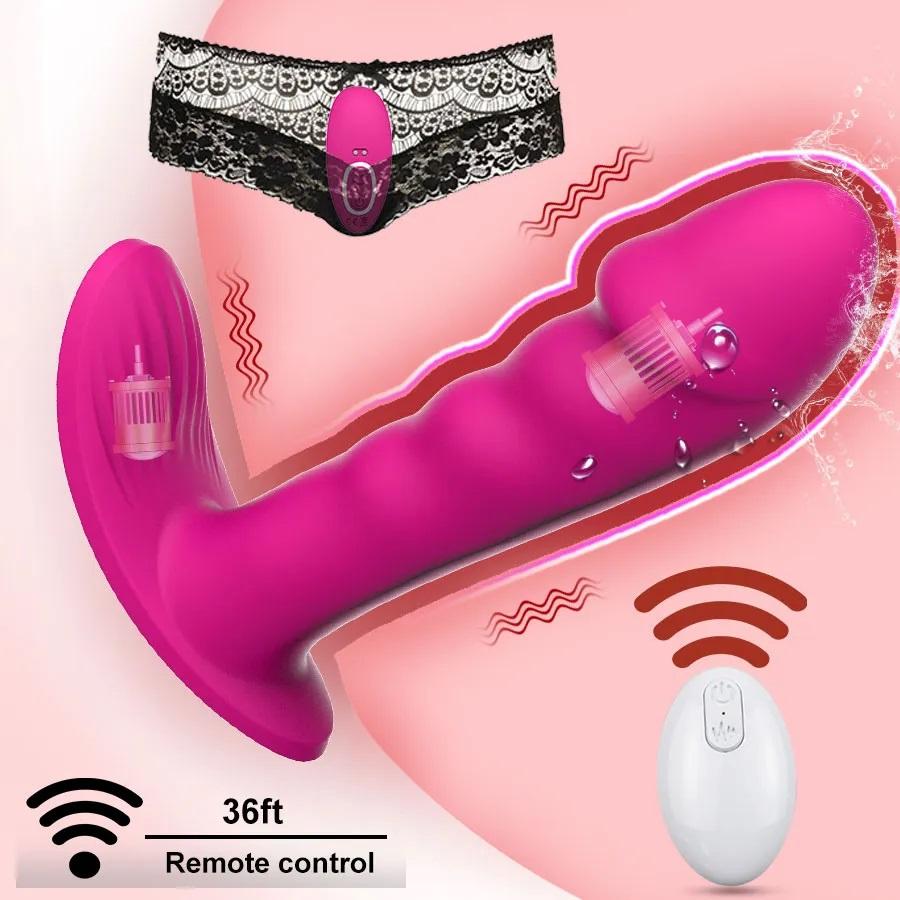 Usb Şarjlı Giyilebilen Kumandalı Çift Motorlu 10 Farklı Titreşimli Soft Silikon Doku Orgazm Vibratör