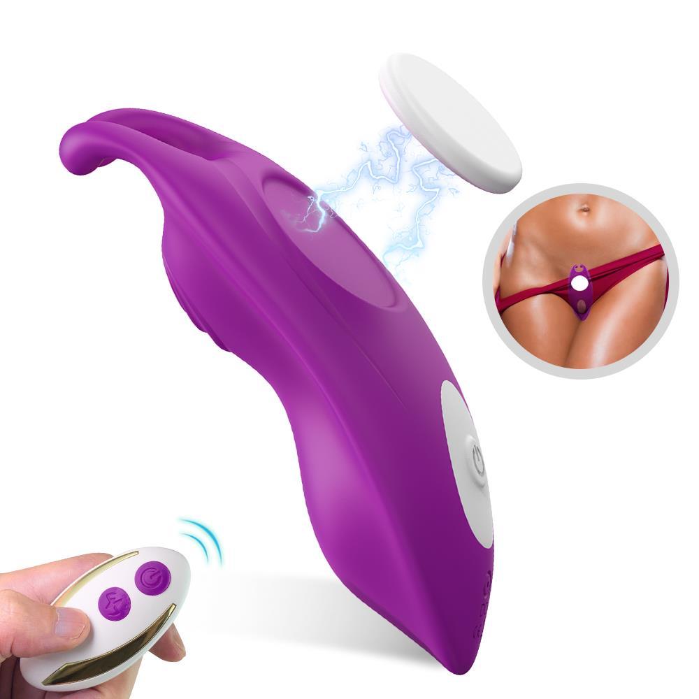 Uzaktan Kumandalı Giyilebilen Dildo Şarjlı 9 Mod Güçlü Titreşimli Klitoris Uyarıcılı Orgazm Vibratör