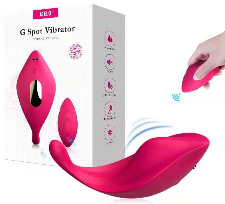 Uzaktan Kumandalı Giyilebilen G Noktası Uyarıcılı Usb Şarjlı 12 Mod Titreşim Orgazm Zevk Vibratörü