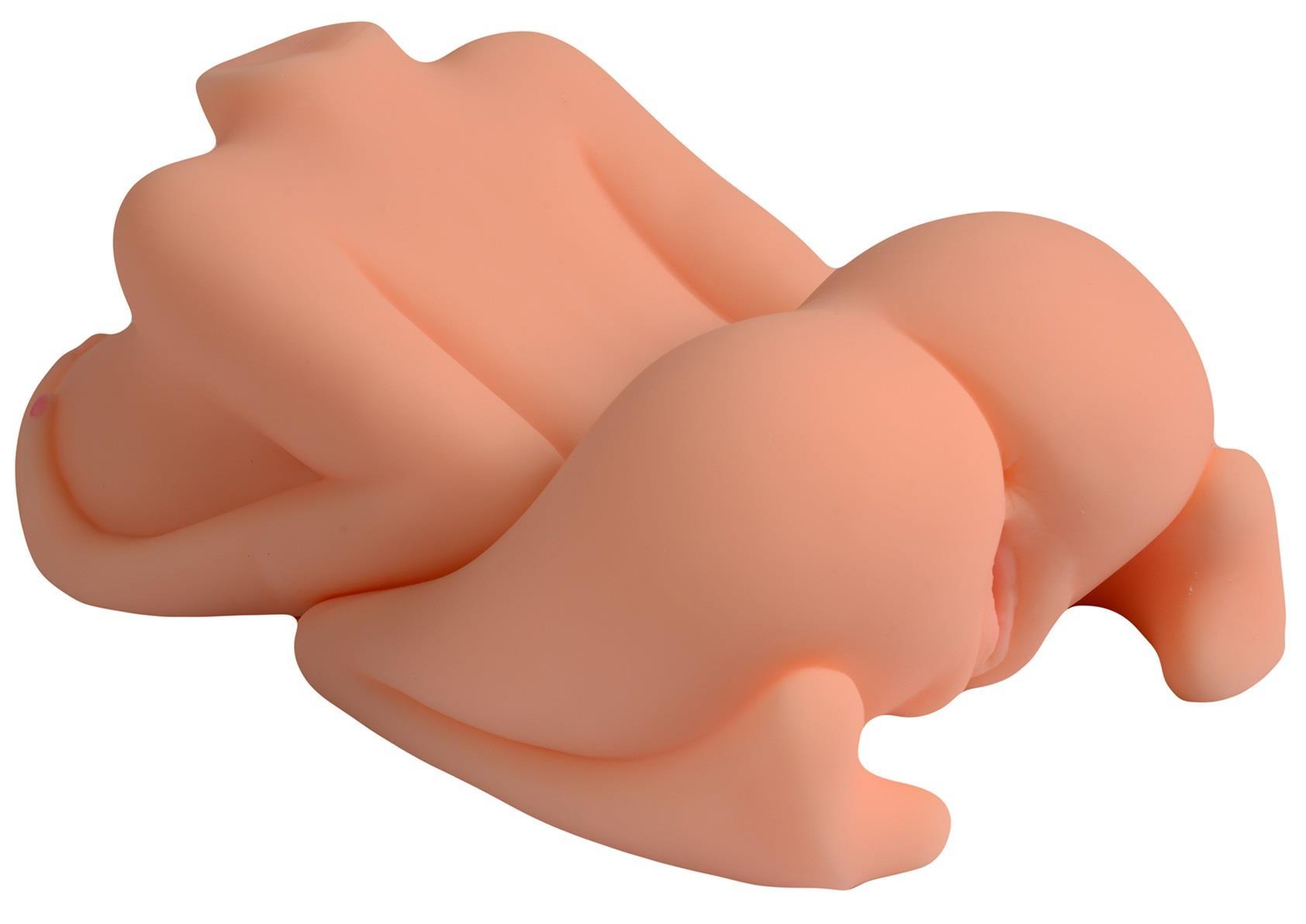 Yarım Vücut Et Dokusunda Çift İşlevli Anal Ve Vajina 3.5 Kg Realistik Manken Kalça Suni Mastürbatör