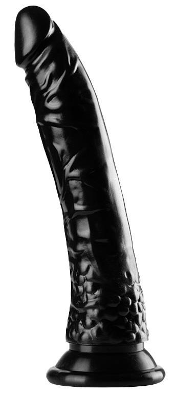 Yumurtalıksız 21 Cm Zenci Anal Vajina Dildo Gerçekçi Yumuşak Dokuda Vantuzlu Realistik Siyah Penis