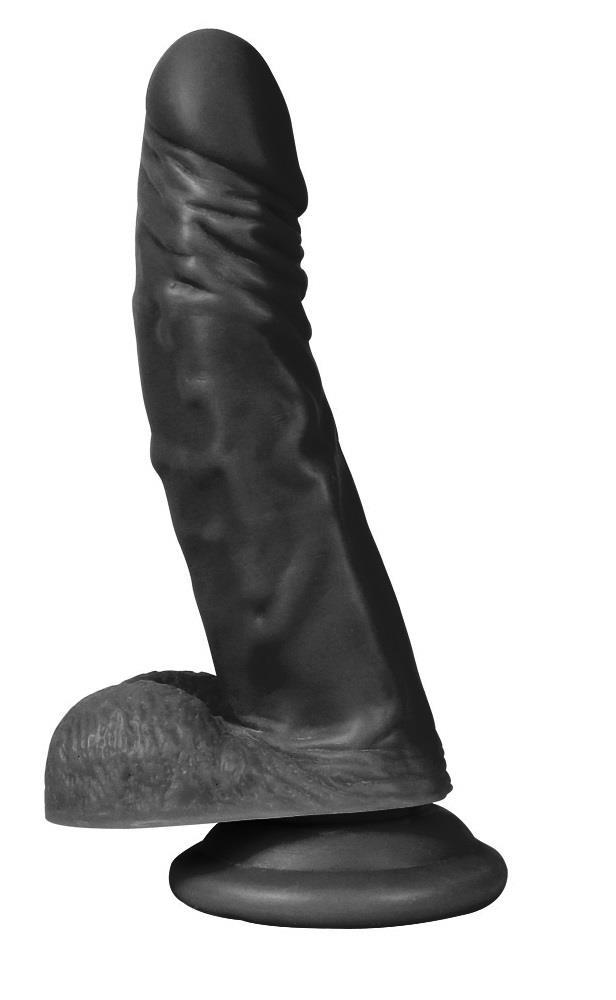 Zenci 21 Cm Kalın Birebir Gerçekçi Et Dokusunda Güçlü Vantuzlu Realistik Siyah Penis Dildo